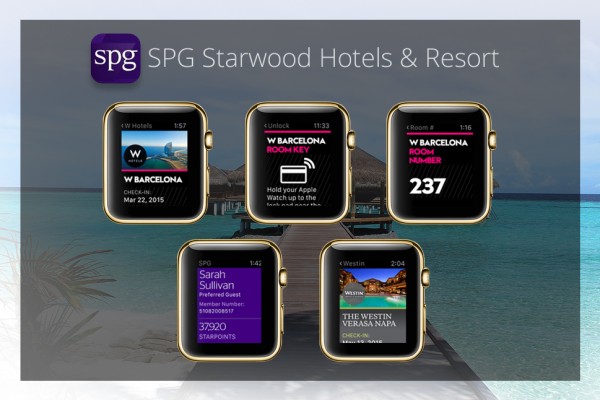 Apps goldene Apple Watch - SPG Starwood Hotels & Resort